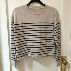Madewell cropped sweatshirt